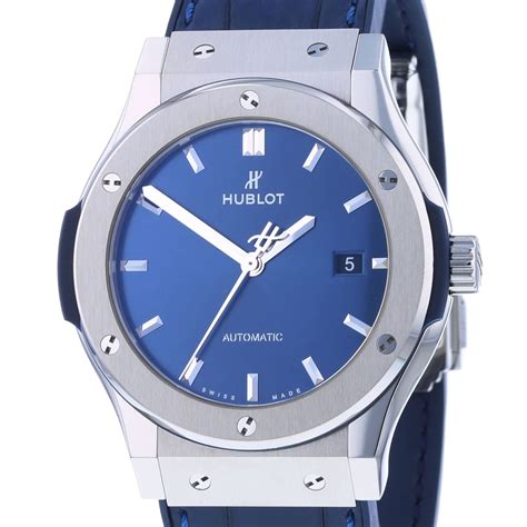 2e hands hublot classic fusion 42mm blue|pre owned Hublot classic fusion.